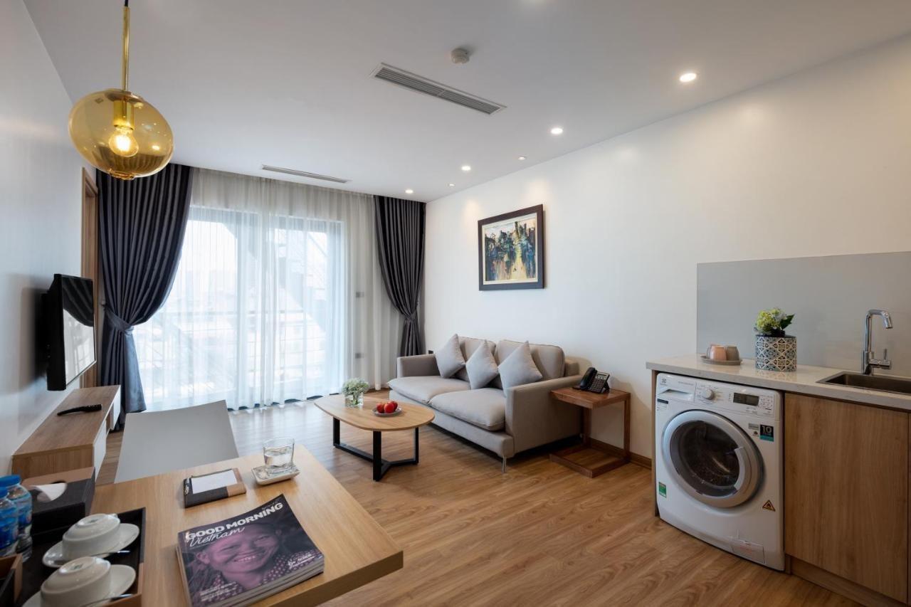 The Galaxy Home Hotel & Apartment ハノイ市 エクステリア 写真